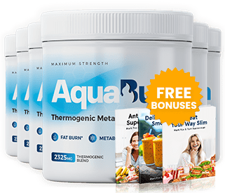 AquaBurn 6 bottle package — 180 day supply best value with free shipping and bonus ebooks