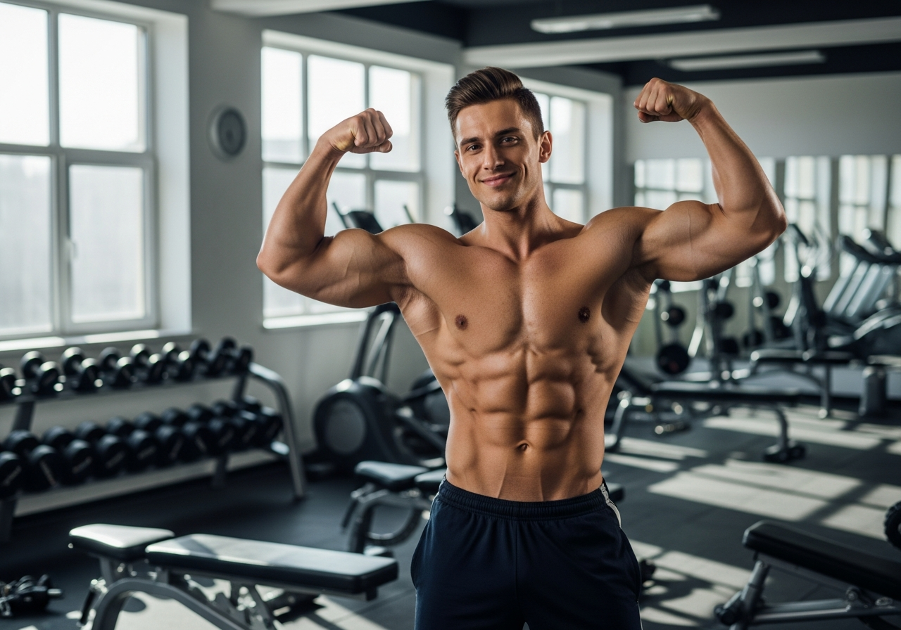 Endura Naturals energy and performance benefit — athletic man showing strength