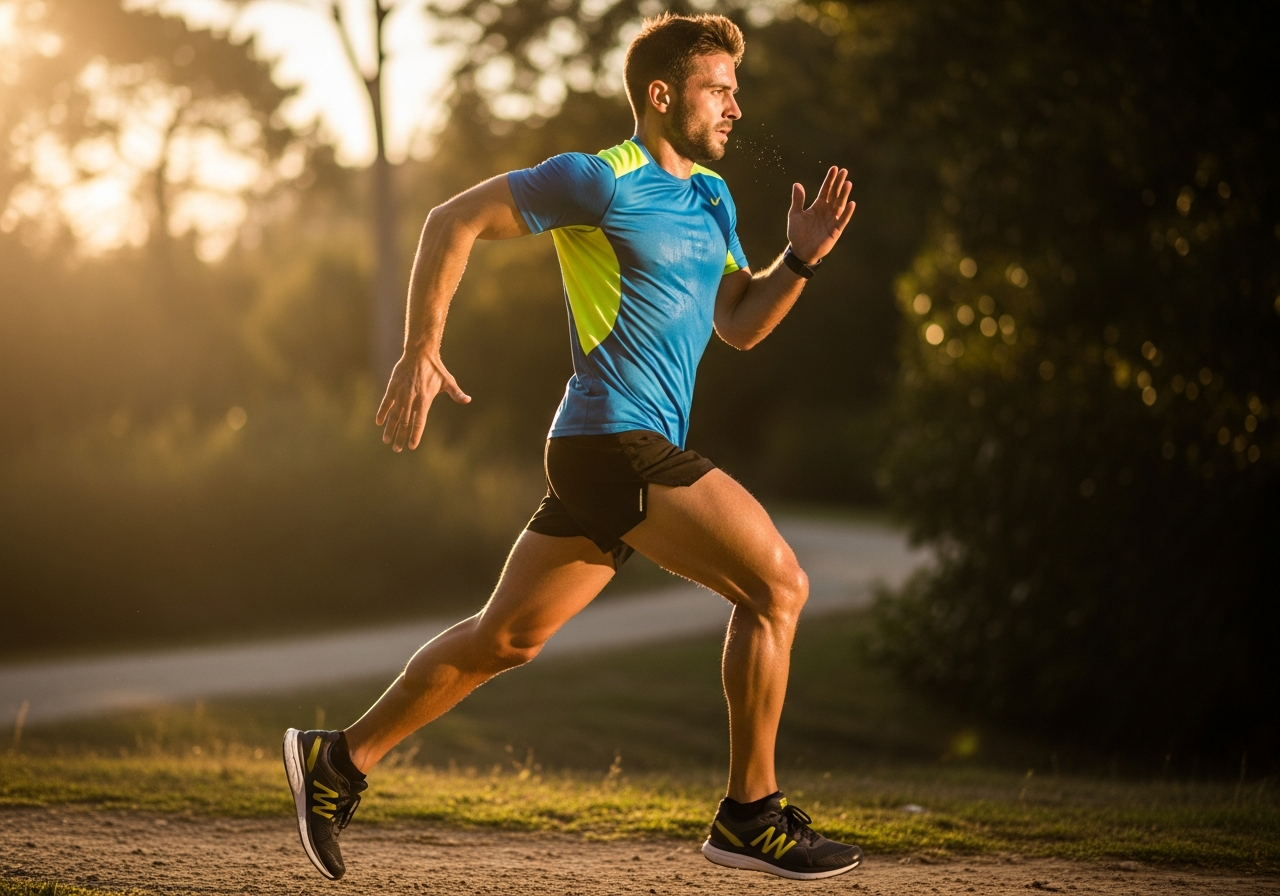 Endura Naturals stamina benefit — man running with high endurance