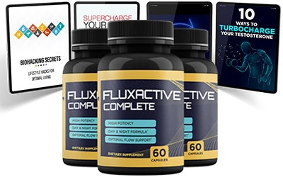 Fluxactive bottles as part of a daily routine