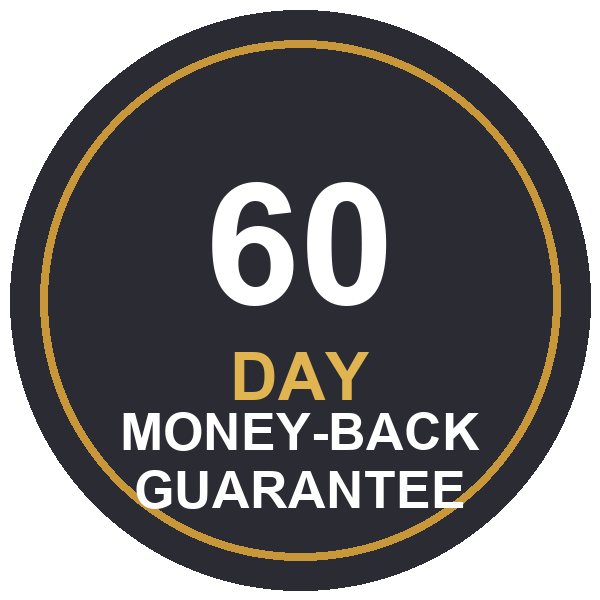 Goliath XL 60-day money-back guarantee seal