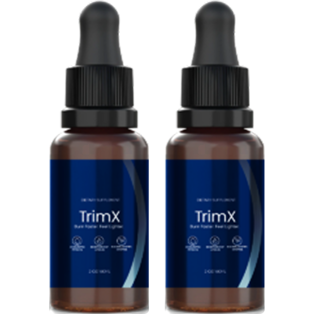 TrimX Drops 2 Bottle Package — 60 Day Supply Natural Metabolism Booster Supplement