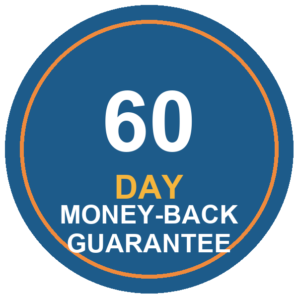 ViriFlow 60-day money-back guarantee seal