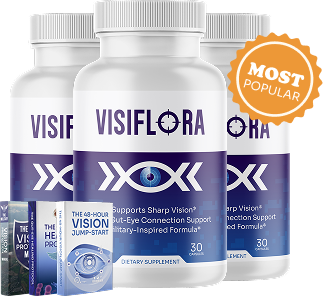 VisiFlora 3-Bottle 90-Day Supply — Official Packaging